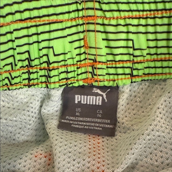 Puma Multicolor Striped Lined Swim Trunks Shorts Boys Size XL - Picture 5 of 13